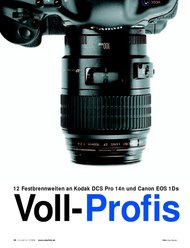 ColorFoto: „Vollprofis“ - Sensor Typ 5, Testkamera Kodak DCS Pro 14n (Ausgabe: 3)