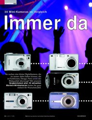 ColorFoto: „Immer dabei“ - 6-Megapixel (Ausgabe: 3)