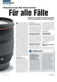 ColorFoto: Für alle Fälle - getestet an der Nikon D200 (Ausgabe: 7)