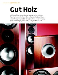 video: „Gut Holz“ - Subwoofer (Ausgabe: 6)