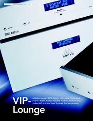 video: „VIP-Lounge“ - Verstärker (Ausgabe: 4)