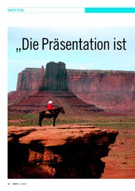 FACTS: Die Präsentation ist in fünf Minuten da! (Ausgabe: 1-2/2007)