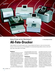 DigitalPHOTO: A6-Foto-Drucker (Ausgabe: 10)