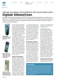 MAC LIFE: Digitale Diktato(h)ren (Ausgabe: 8)
