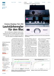 MAC LIFE: Lautstärkeregler für den Mac (Ausgabe: 4)