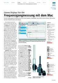 MAC LIFE: Frequenzgangmessung mit dem Mac (Ausgabe: 4)