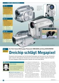 videofilmen: Dreichip schlägt Megapixel (Ausgabe: 1)