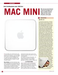 videofilmen: Mac Mini oder Claro? (Ausgabe: 3)