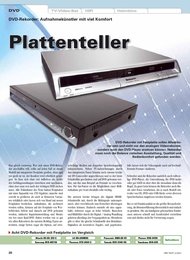 HiFi Test: Plattenteller (Ausgabe: 2)