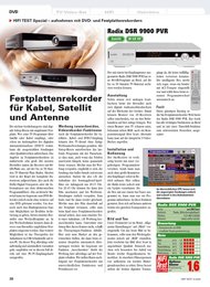 HiFi Test: „DVD-Rekorder kontra Settop-Box“ - Settop-Boxen (Ausgabe: 4)