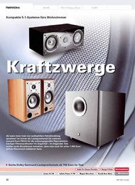 HiFi Test: Kraftzwerge (Ausgabe: 4)