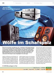 HiFi Test: „Wölfe im Schafspelz“ - Spitzenklasse (Ausgabe: 2)