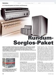 HiFi Test: Rundum-Sorglos-Paket (Ausgabe: 3)