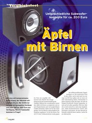 CAR & HIFI: Äpfel mit Birnen (Ausgabe: 3)