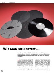 LP - Magazin für analoges HiFi & Vinyl-Kultur: Wie man sich bettet ... (Ausgabe: 1)