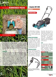 Heimwerker Praxis: „Rasenmäher“ - Elektromäher (Ausgabe: 3)