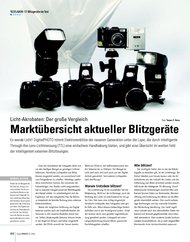 DigitalPHOTO: Marktübersicht aktueller Blitzgeräte (Ausgabe: 1)