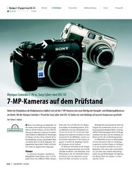 DigitalPHOTO: 7-MP-Kameras auf dem Prüfstand (Ausgabe: 1)