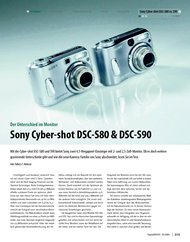 DigitalPHOTO: Sony Cyber-shot DSC-S80 & DSC-S90 (Ausgabe: 5)