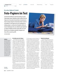 DigitalPHOTO: Foto-Papiere im Test (Ausgabe: 5)