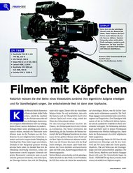 VIDEOAKTIV: „Filmen mit Köpfchen“ - Einsteiger-Stative (Ausgabe: 6)