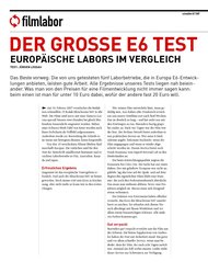 schmalfilm: Der große E6 Test (Ausgabe: 2)