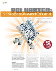 Beat: PCI Karten: Die grosse Beat-Marktübersicht (Ausgabe: 4)