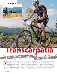 bikesport E-MTB: „Transcarpatia - Härtetest für Mensch und Material“ - Die Komponenten (Ausgabe: 11-12/2007)