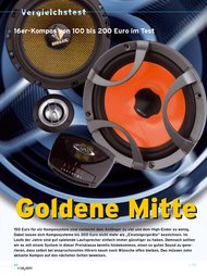 CAR & HIFI: Goldene Mitte (Ausgabe: 1)