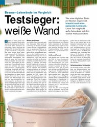 ColorFoto: Testsieger: weiße Wand (Ausgabe: 6)