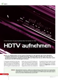 digital home: HDTV aufnehmen (Ausgabe: 1)