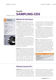 Music & PC: Sampling-CDs (Vergleichstest)