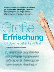 healthy living: Die neuen Sommerdrinks 2007 (Ausgabe: 7)