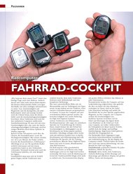 Radfahren: Fahrrad-Cockpit (Ausgabe: RadKatalog 2008)