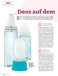 healthy living: Deos auf dem Prüfstand (Ausgabe: 7)
