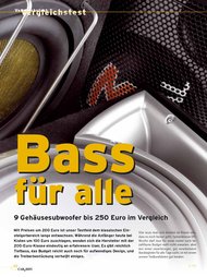 CAR & HIFI: Bass für alle (Ausgabe: 4)