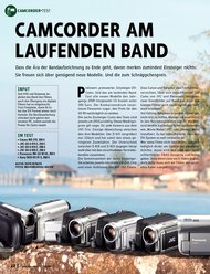 VIDEOAKTIV: Camcorder am laufenden Band (Ausgabe: 3)