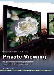 HiFi Test: Private Viewing (Ausgabe: 4)