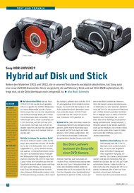 videofilmen: Hybrid auf Disk und Stick (Ausgabe: 5)