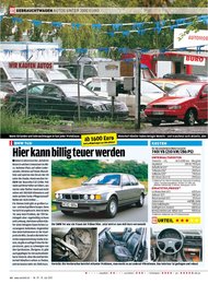 Auto Bild: Was gibt's für 2000 Euro? (Ausgabe: 29)