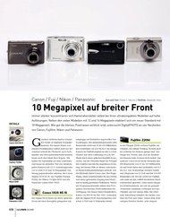 DigitalPHOTO: 10 Megapixel auf breiter Front (Ausgabe: 9)
