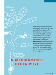 healthy living: Medikamente gegen Pilze (Ausgabe: 4)