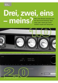 AUDIO/stereoplay: Drei, zwei, eins - meins? (Ausgabe: 9)