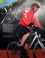 Radfahren: „Spaß im Nass“ - Regenjacken für Frauen (Ausgabe: 9-10/2008)