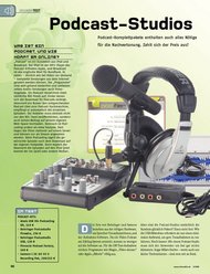 VIDEOAKTIV: Podcast-Studios (Ausgabe: 1)