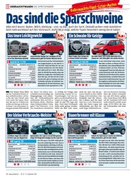 Auto Bild: Das sind die Sparschweine (Ausgabe: 37)