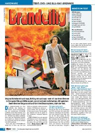 Computer Bild: „Brandeilig“ - Blu-ray-Brenner (Ausgabe: 15)