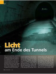 Radfahren: Licht am Ende des Tunnels (Ausgabe: 11-12/2008)