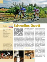 Radfahren: Schnelles Duett (Ausgabe: 11-12/2008)