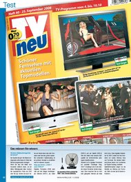 Audio Video Foto Bild: „TV-Neuheiten“ - 116 - 119 cm Bilddiagonale (Ausgabe: 11)